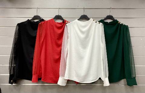 Bluzka damskie 7076 Mix kolor Standard (Towar  Włoskie) 2