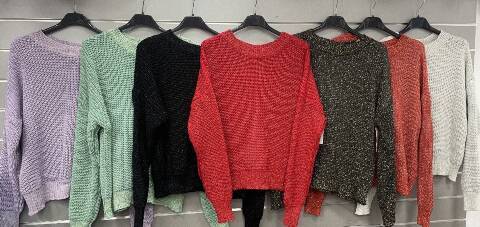 Sweter damskie 7078 Mix kolor Standard (Towar  Włoskie) 1