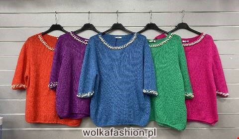 Sweter damskie 7080 Mix kolor Standard (Towar  Włoskie)