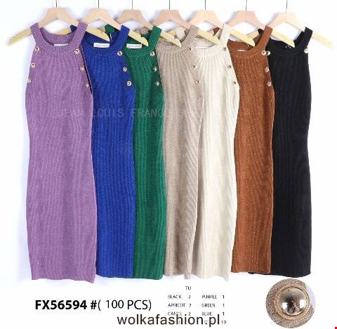 Sukienka damskie FX56594 Mix kolor Standard