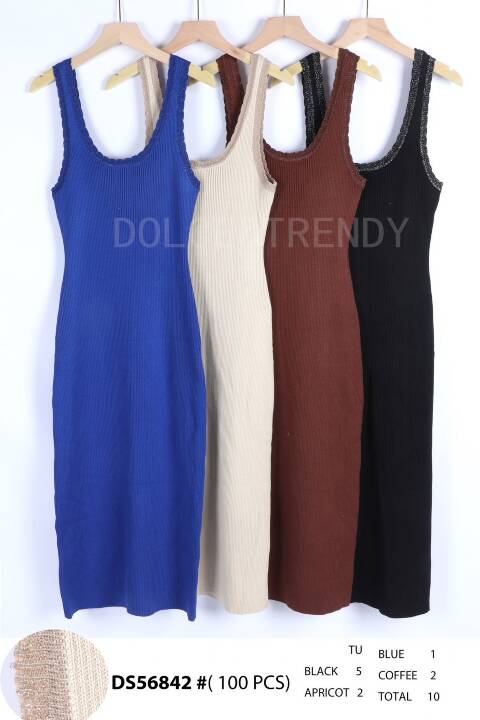 Sukienka damskie DS56842 Mix kolor Standard