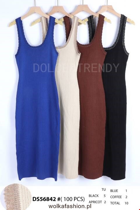 Sukienka damskie DS56842 Mix kolor Standard