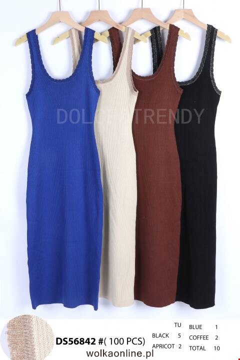 Sukienka damskie DS56842 Mix kolor Standard