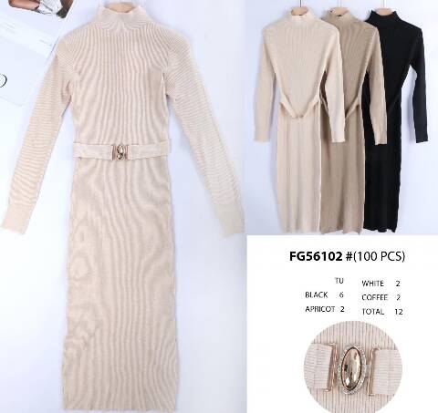 Sukienka damskie FG56102 Mix kolor Standard