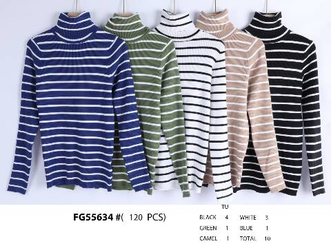 Sweter damskie FG55634 Mix kolor Standard