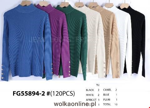 Sweter damskie FG55894-2 Mix kolor Standard