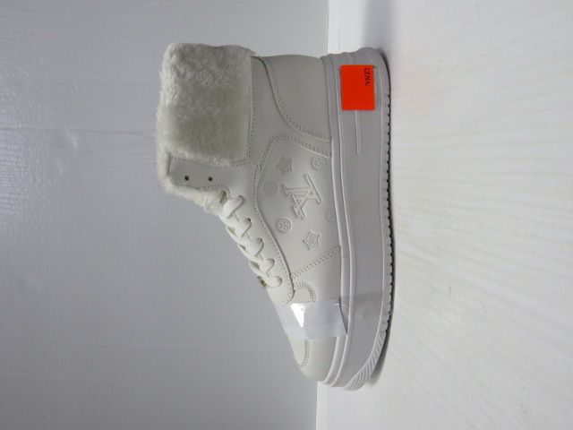 Botki damskie MB158-3 WHITE 36-41 OCIEPLANE