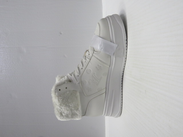 Botki damskie MB158-3 WHITE 36-41 OCIEPLANE 1