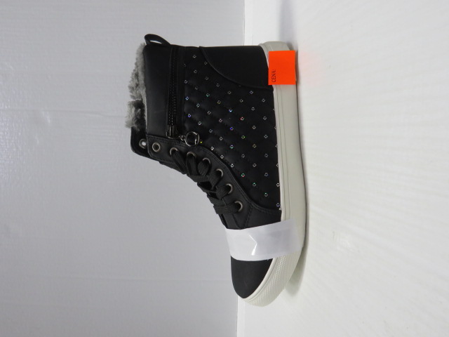 Botki damskie 3026-1 BLACK/WHITE 36-42 OCIEPLANE