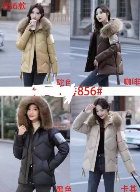 Kurtka damskie zimowa 856 1 kolor M-2XL