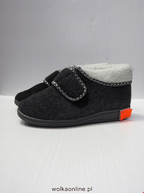 Kapcie Damskie HX07-1 BLACK/GREY/L.GREY 37-42