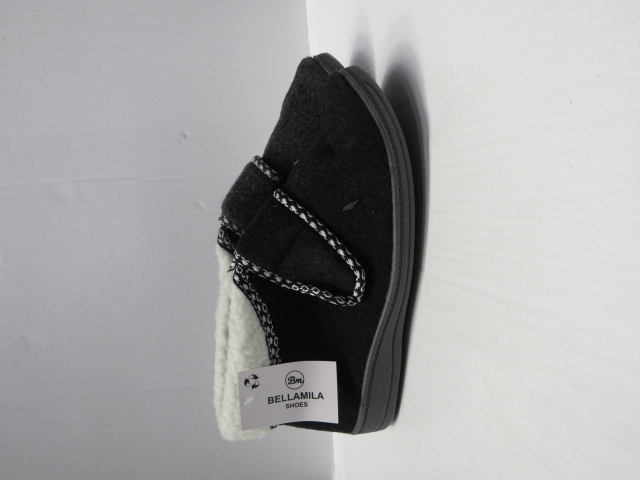 Kapcie Damskie HX07-1 BLACK/GREY/L.GREY 37-42 1