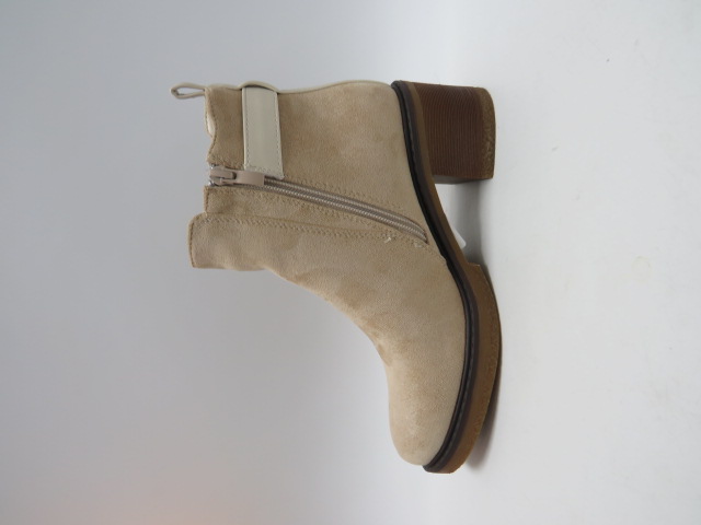 Botki damskie FR713 BEIGE 36-41 OCIEPLANE 1