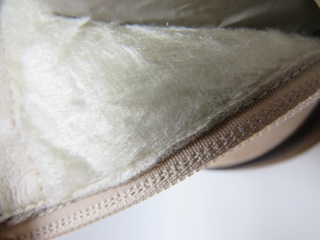 Botki damskie FR713 BEIGE 36-41 OCIEPLANE 3