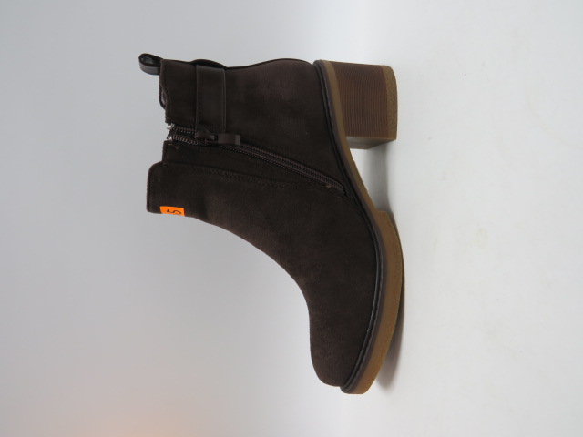 Botki damskie FR713 COFFEE 36-41 OCIEPLANE 1