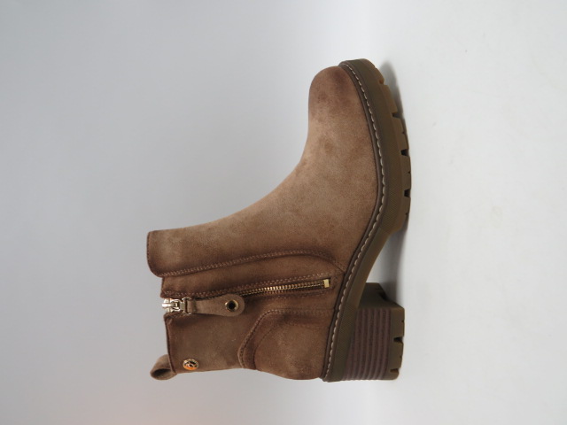 Botki damskie 2610 KHAKI 36-41 OCIEPLANE