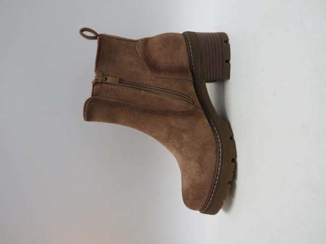 Botki damskie 2610 KHAKI 36-41 OCIEPLANE 1