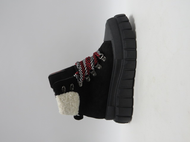 Botki damskie EV-372 BLACK 36-41 OCIEPLANE