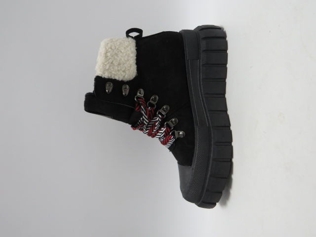 Botki damskie EV-372 BLACK 36-41 OCIEPLANE 1