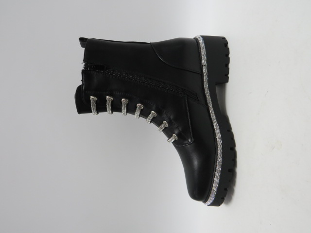 Botki damskie AM7517 BLACK 36-41 OCIEPLANE 1