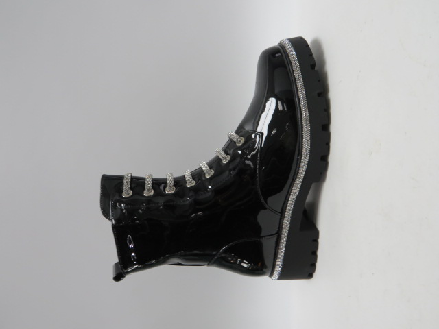 Botki damskie AM7518 BLACK 36-41 OCIEPLANE