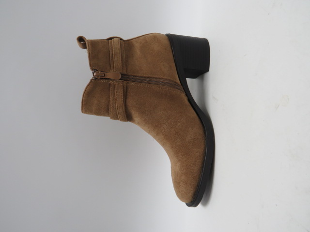 Botki damskie 2617 KHAKI 36-41 OCIEPLANE 1