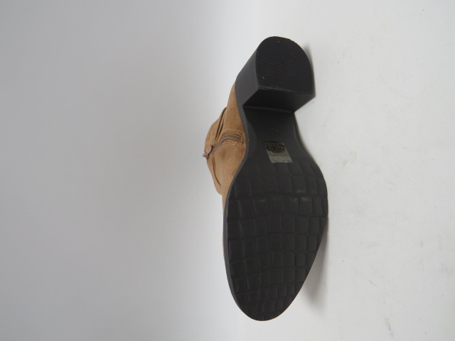 Botki damskie 2617 KHAKI 36-41 OCIEPLANE 2