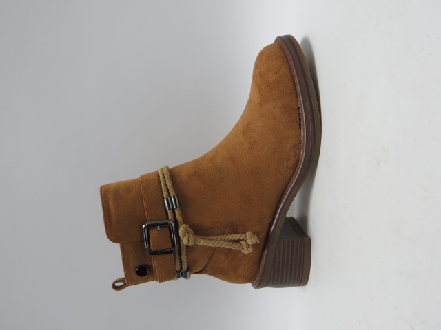 Botki damskie 2612 CAMEL 36-41 OCIEPLANE