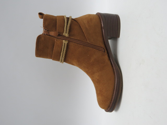 Botki damskie 2612 CAMEL 36-41 OCIEPLANE 1