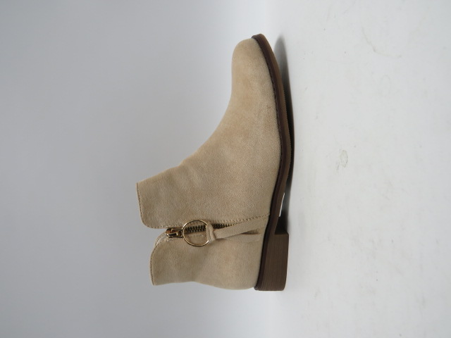 Botki damskie FR518 BEIGE 36-41 OCIEPLANE