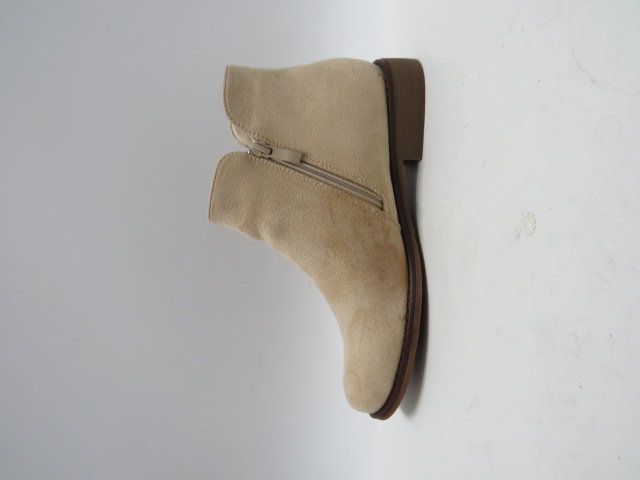 Botki damskie FR518 BEIGE 36-41 OCIEPLANE 1