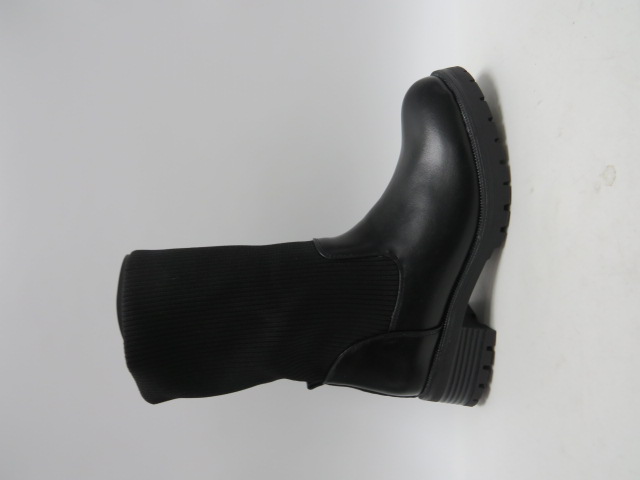 Botki damskie 566-11 BLACK 36-41 