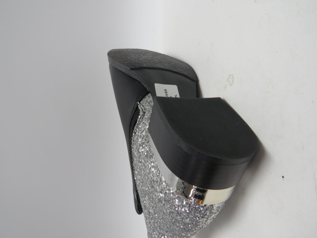 Botki damskie 8910 BLACK/SILVER 36-41 OCIEPLANE 2
