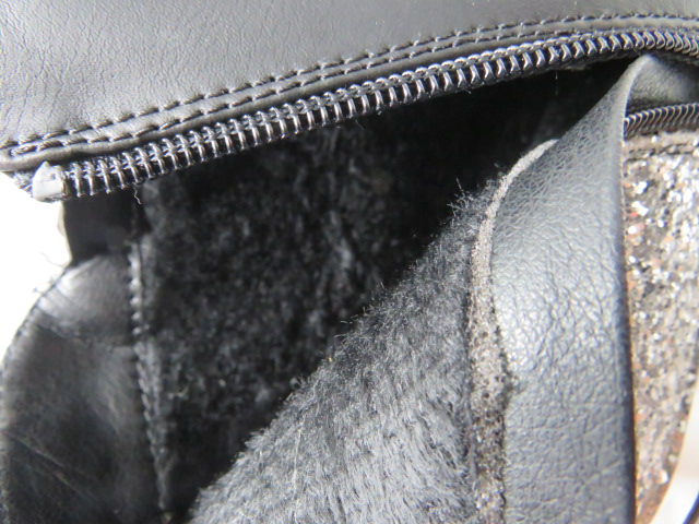 Botki damskie 8910 BLACK/SILVER 36-41 OCIEPLANE 3