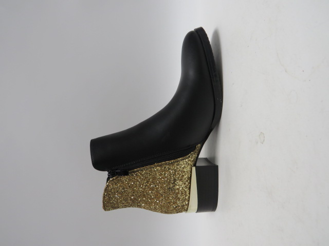 Botki damskie 8910 BLACK/GOLD 36-41 OCIEPLANE 1