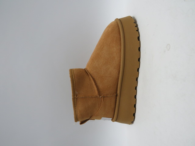 Botki damskie ZH205 CAMEL 36-41 OCIEPLANE