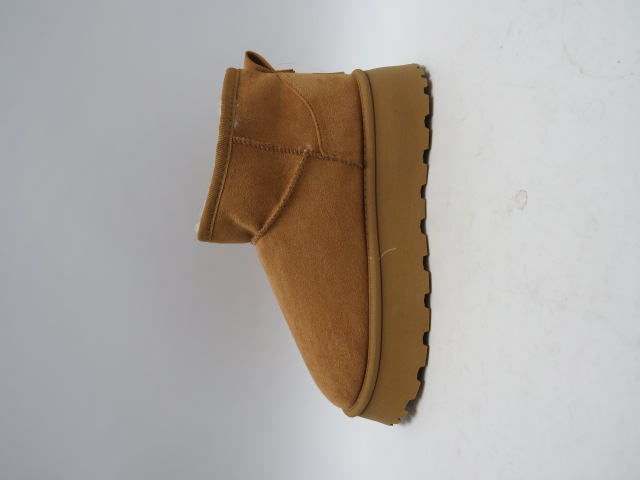 Botki damskie ZH205 CAMEL 36-41 OCIEPLANE 1