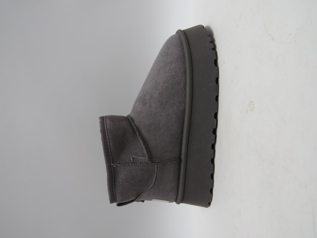 Botki damskie ZH-205 GREY 36-41 OCIEPLANE