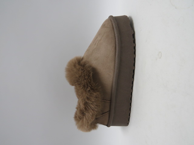 Botki damskie F919 KHAKI 36-41 OCIEPLANE