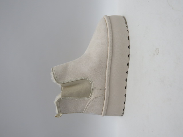 Botki damskie G651 BEIGE 36-41 OCIEPLANE