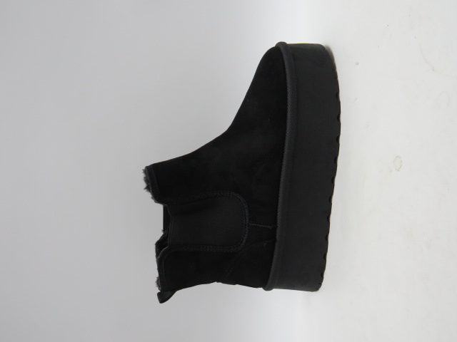 Botki damskie G651 BLACK 36-41 OCIEPLANE