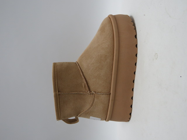 Botki damskie G655 KHAKI 36-41 OCIEPLANE