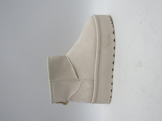 Botki damskie G655 BEIGE 36-41 OCIEPLANE