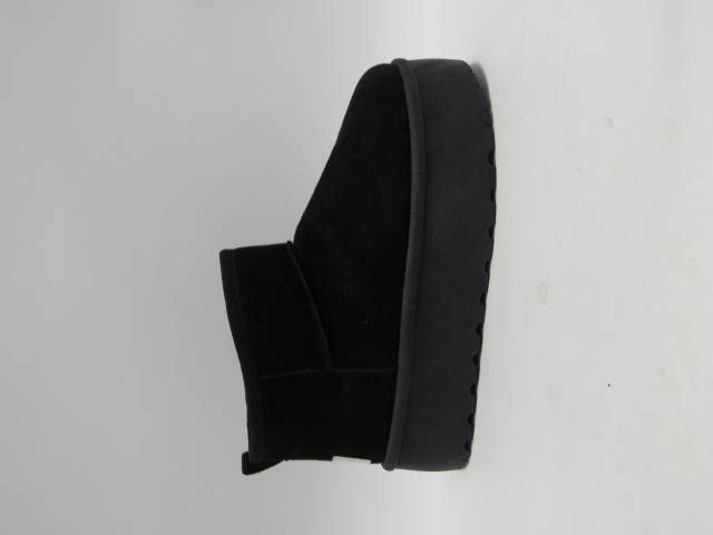 Botki damskie A1001 BLACK 36-41 OCIEPLANE