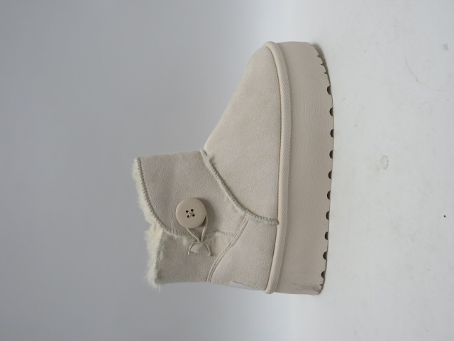 Botki damskie G652 BEIGE 36-41 OCIEPLANE