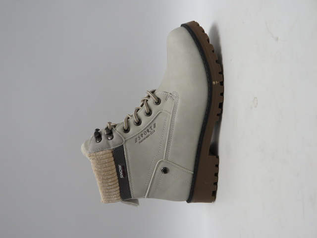 Botki damskie H2210 GREY 37-42 OCIEPLANE