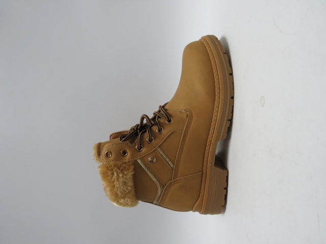 Botki damskie BO-308 CAMEL 36-41 OCIEPLANE