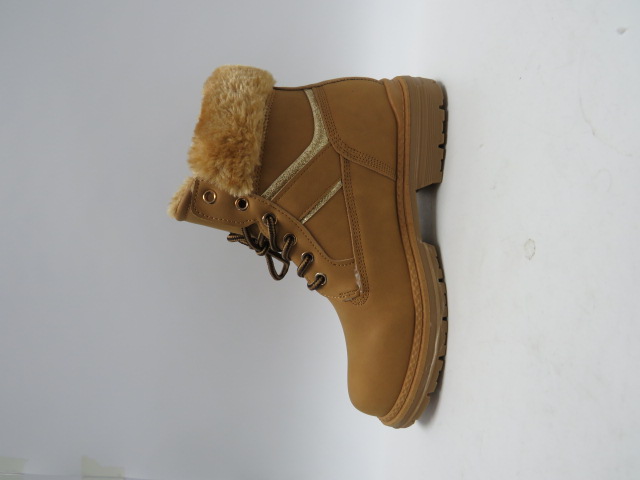 Botki damskie BO-308 CAMEL 36-41 OCIEPLANE 1