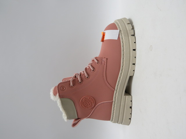 Botki damskie 5858 PINK 36-41 OCIEPLANE
