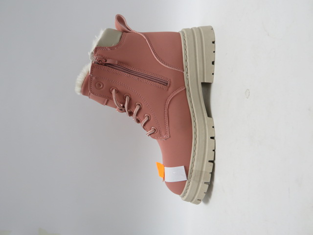 Botki damskie 5858 PINK 36-41 OCIEPLANE 1